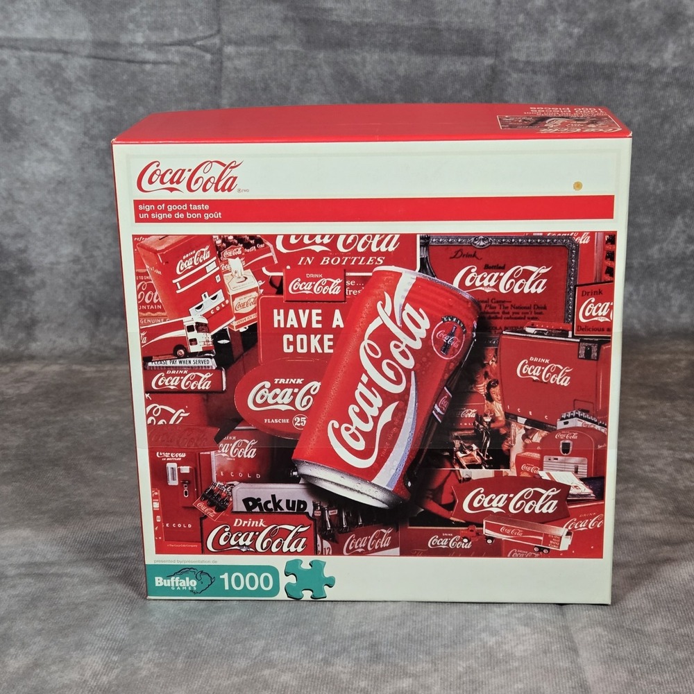 Coca‎ Cola Buffalo Games Sign Of Good Taste 1000 Piece Puzzle NEW